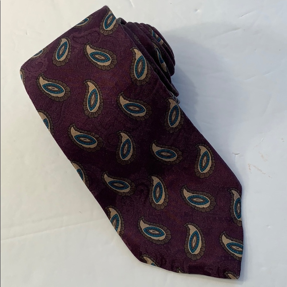Windsor Shirt Company tie parsley purple